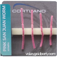 Cortland 4pk Flies, Pink San Juan Worm Assortment   555503328